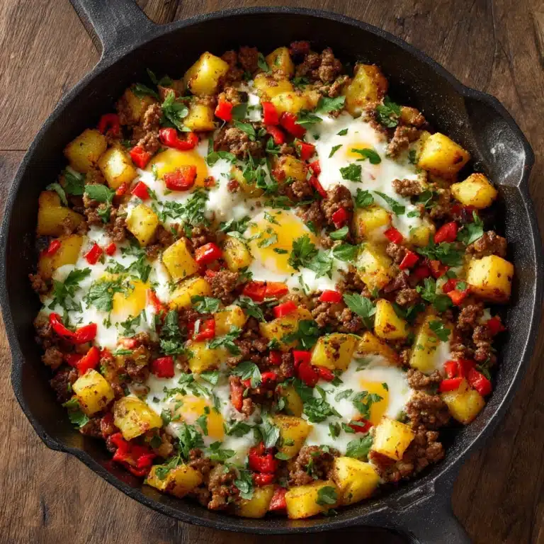 Mexican Ground Beef and Potato Skillet Recipe