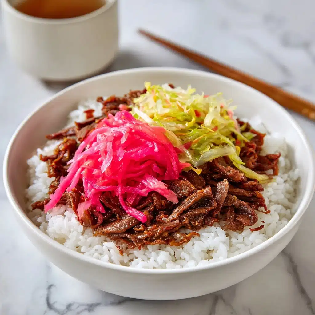 Gyudon Japanese Beef Bowls Recipe