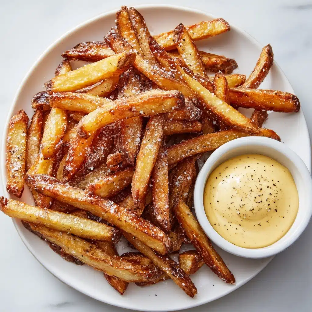 Air Fryer Garlic Parmesan Fries Recipe