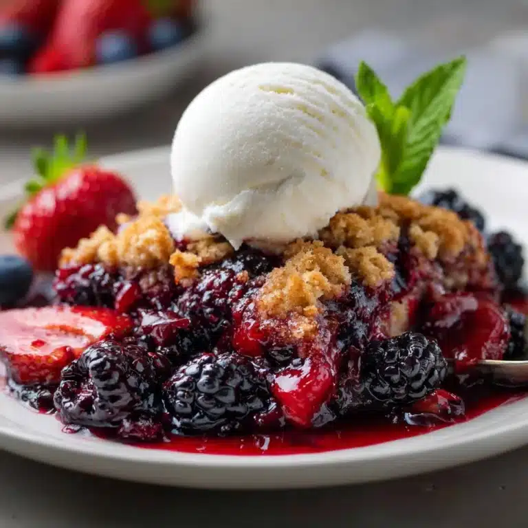 Mixed Berry Cobbler Recipe