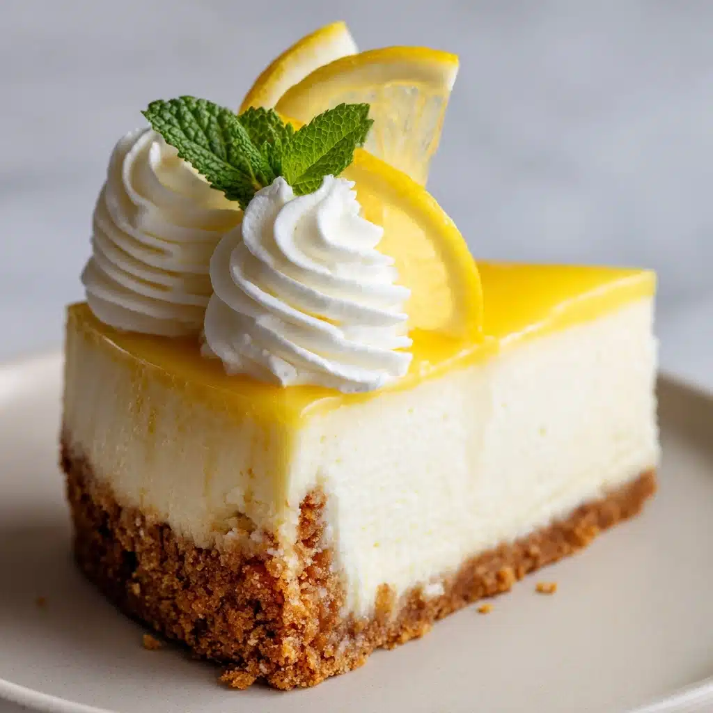 Luscious Lemon Cheesecake Recipe - Recipe Image