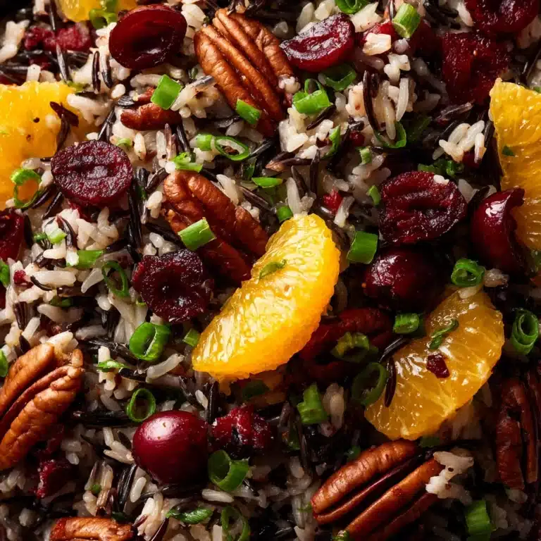 Wild Rice Salad with Orange and Cranberries Recipe
