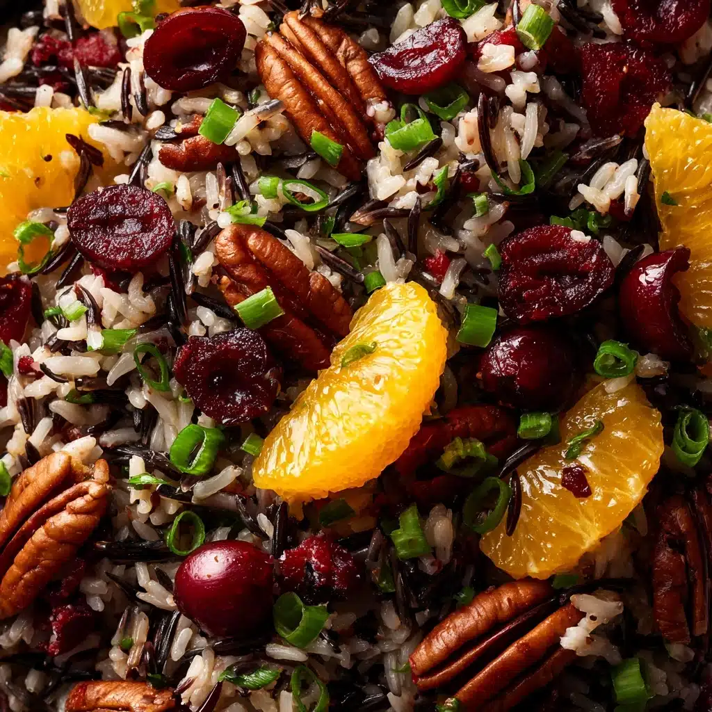 Wild Rice Salad with Orange and Cranberries Recipe