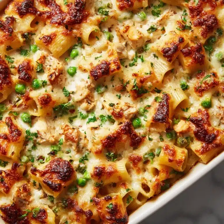 Creamy Chicken Pot Pie Pasta Bake Recipe