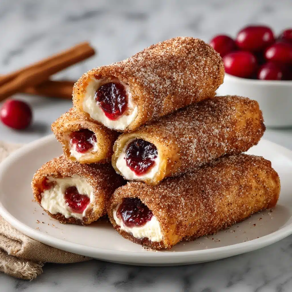 Cherry Cheesecake Egg Rolls Recipe