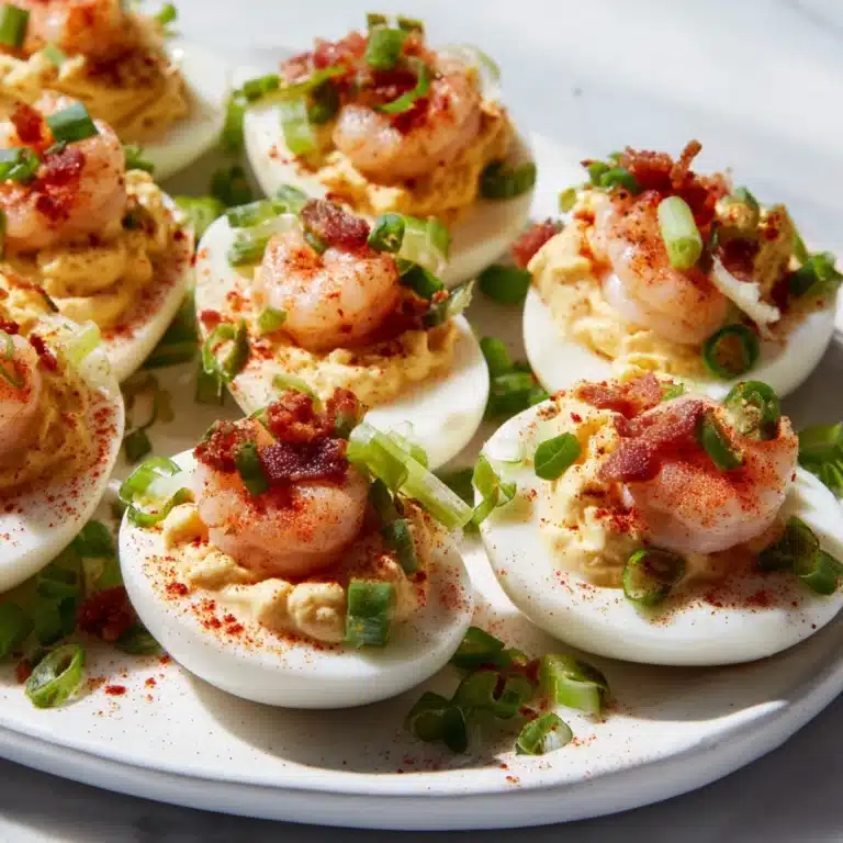 Cajun Shrimp Deviled Eggs Recipe