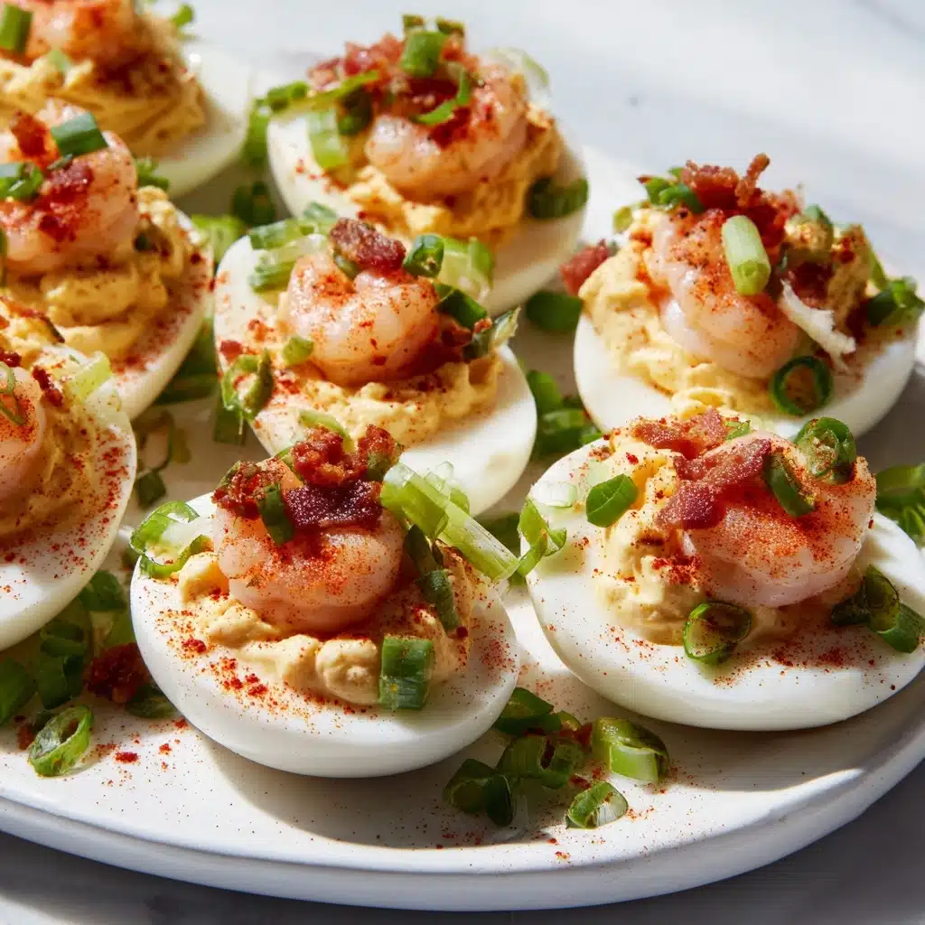 Cajun Shrimp Deviled Eggs Recipe