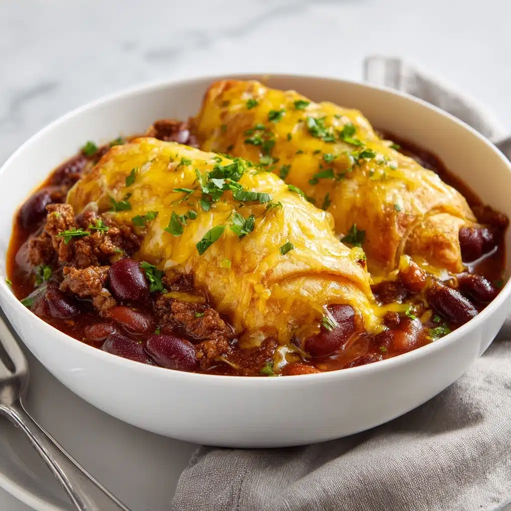 Chili Cheese Dog Casserole Recipe - Recipe Image