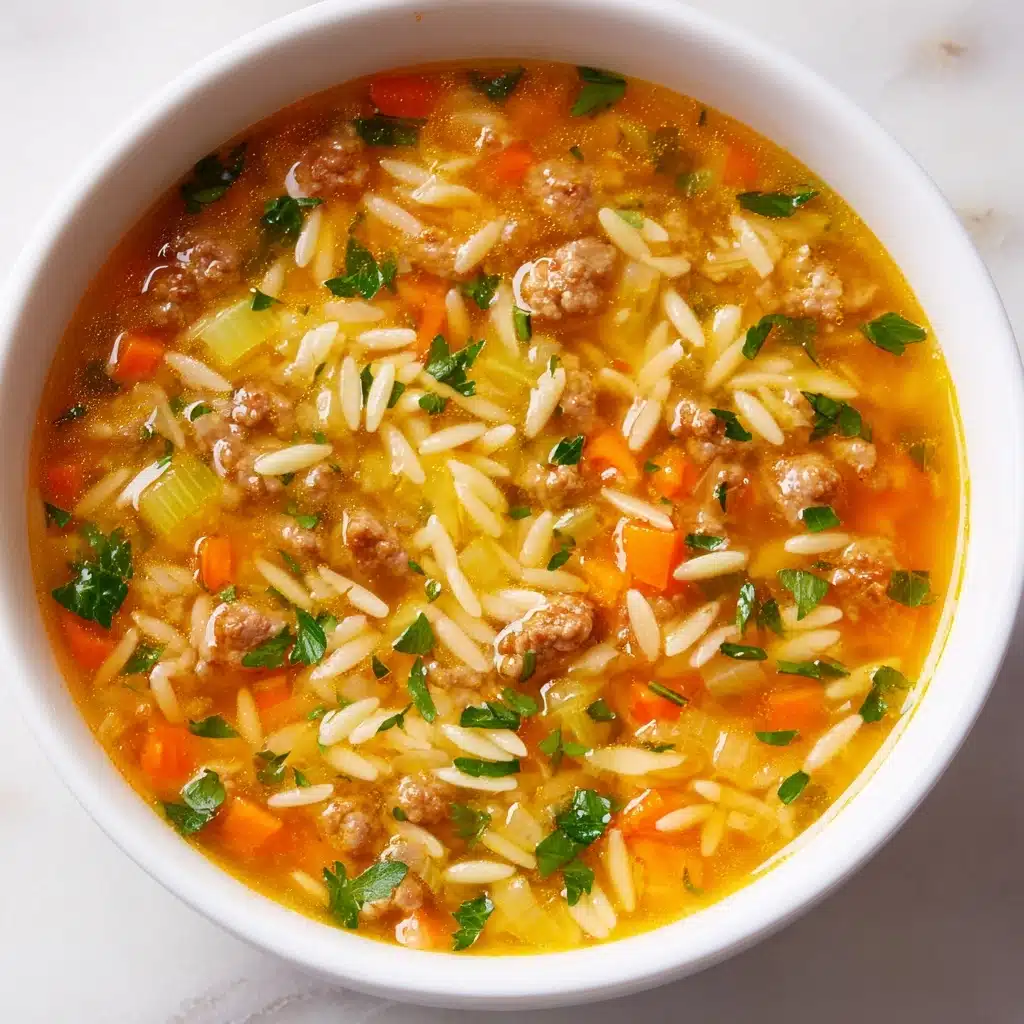 Marry Me Sausage Orzo Soup Recipe - Recipe Image