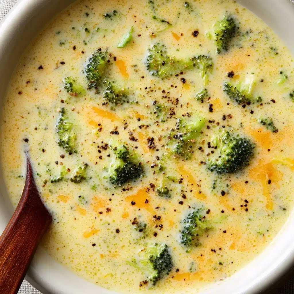 High-Protein Broccoli Cheddar Soup Recipe - Recipe Image