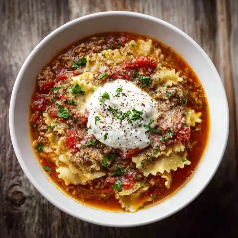 Lasagna Soup Recipe