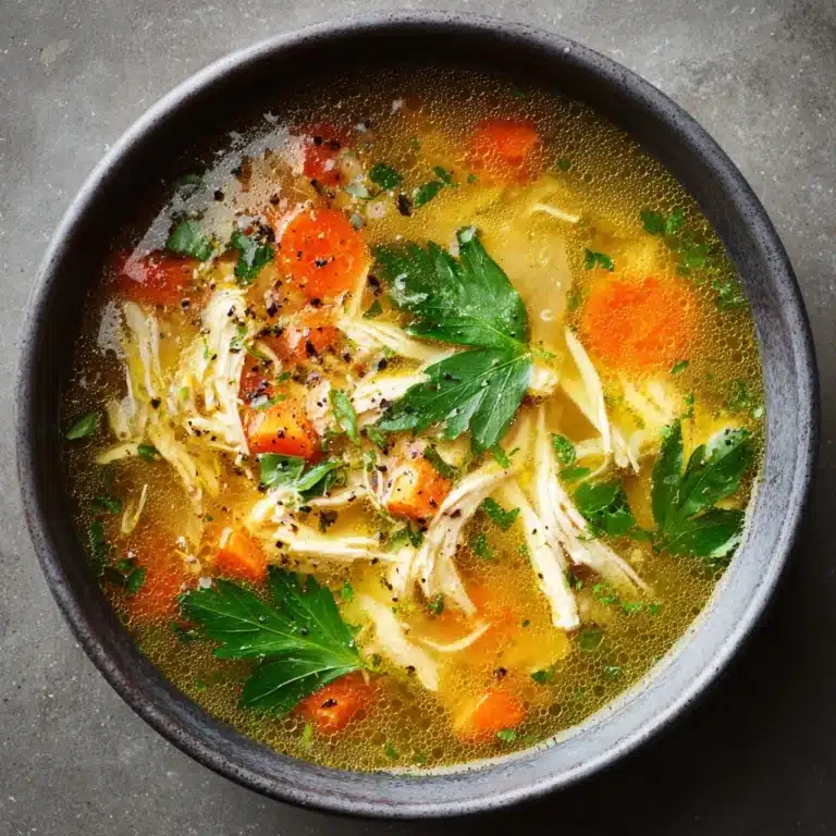 Anti-Inflammatory Turmeric Chicken Soup Recipe