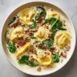 Creamy Alfredo Lasagna Soup Recipe