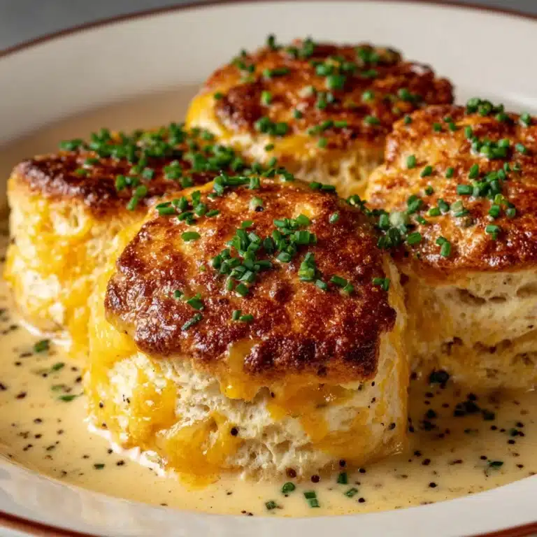 Cheesy Chicken Biscuit Casserole Recipe