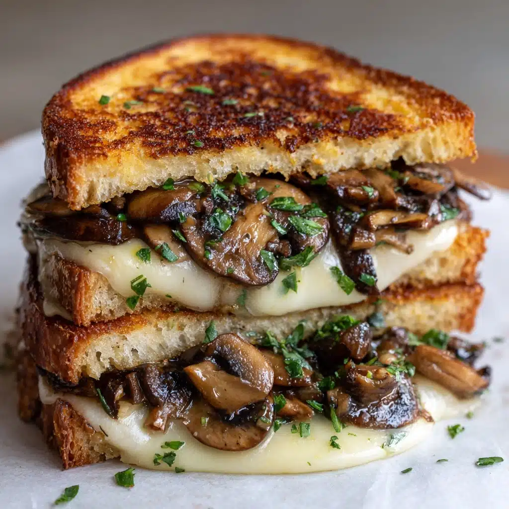 Mushroom Sandwich Melts Recipe - Recipe Image