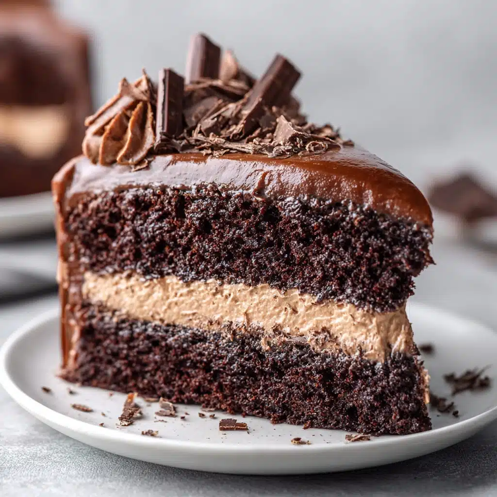 Chocolate Fudge Layered Cake Recipe