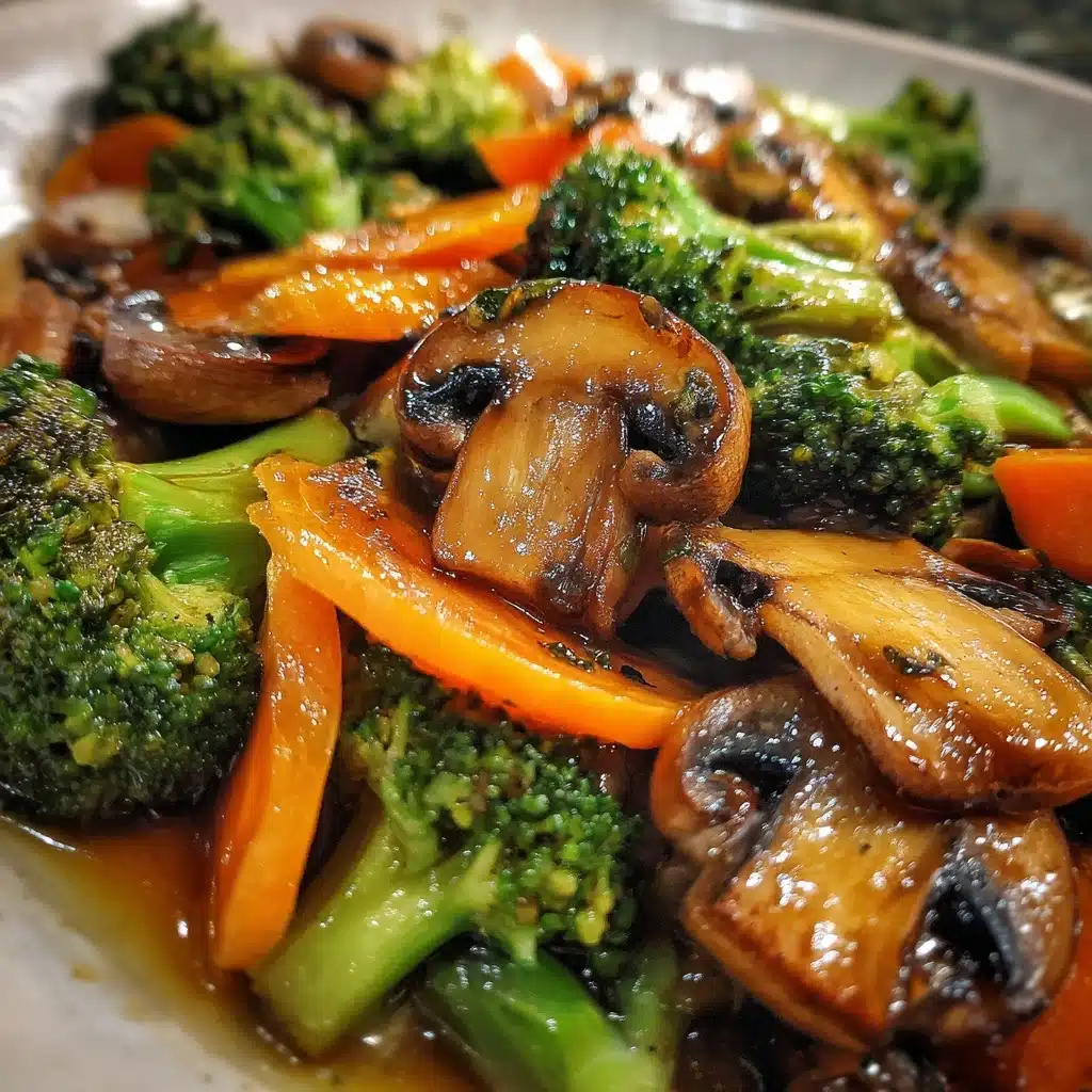Broccoli, Carrot, and Mushroom Stir-Fry Recipe - Recipe Image