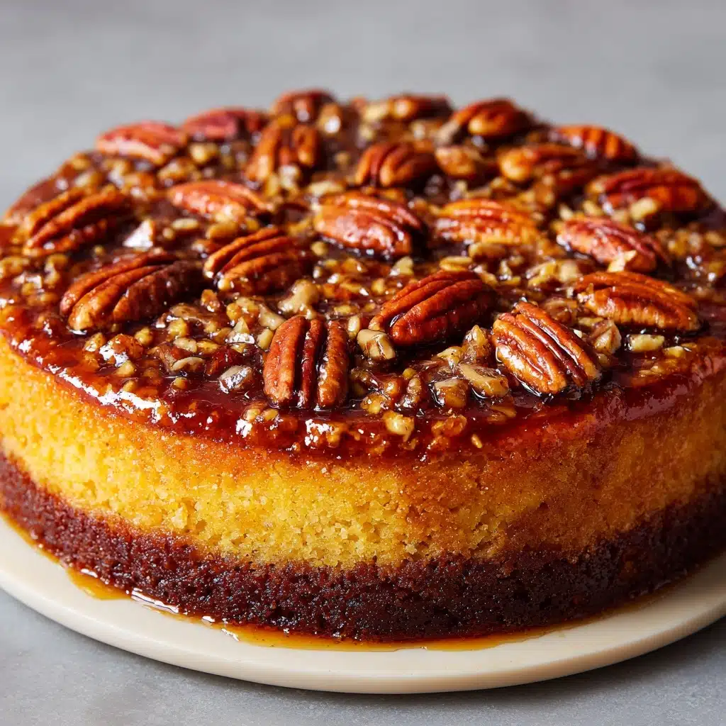 Upside-Down Georgia Pecan Cake Recipe - Recipe Image