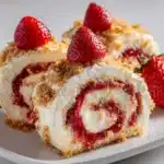 Strawberry Shortcake Cheesecake Dessert Sushi Rolls Recipe