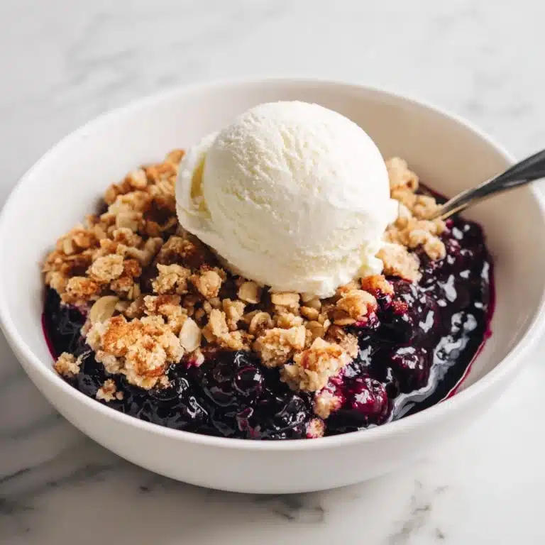 Blueberry Crisp Recipe