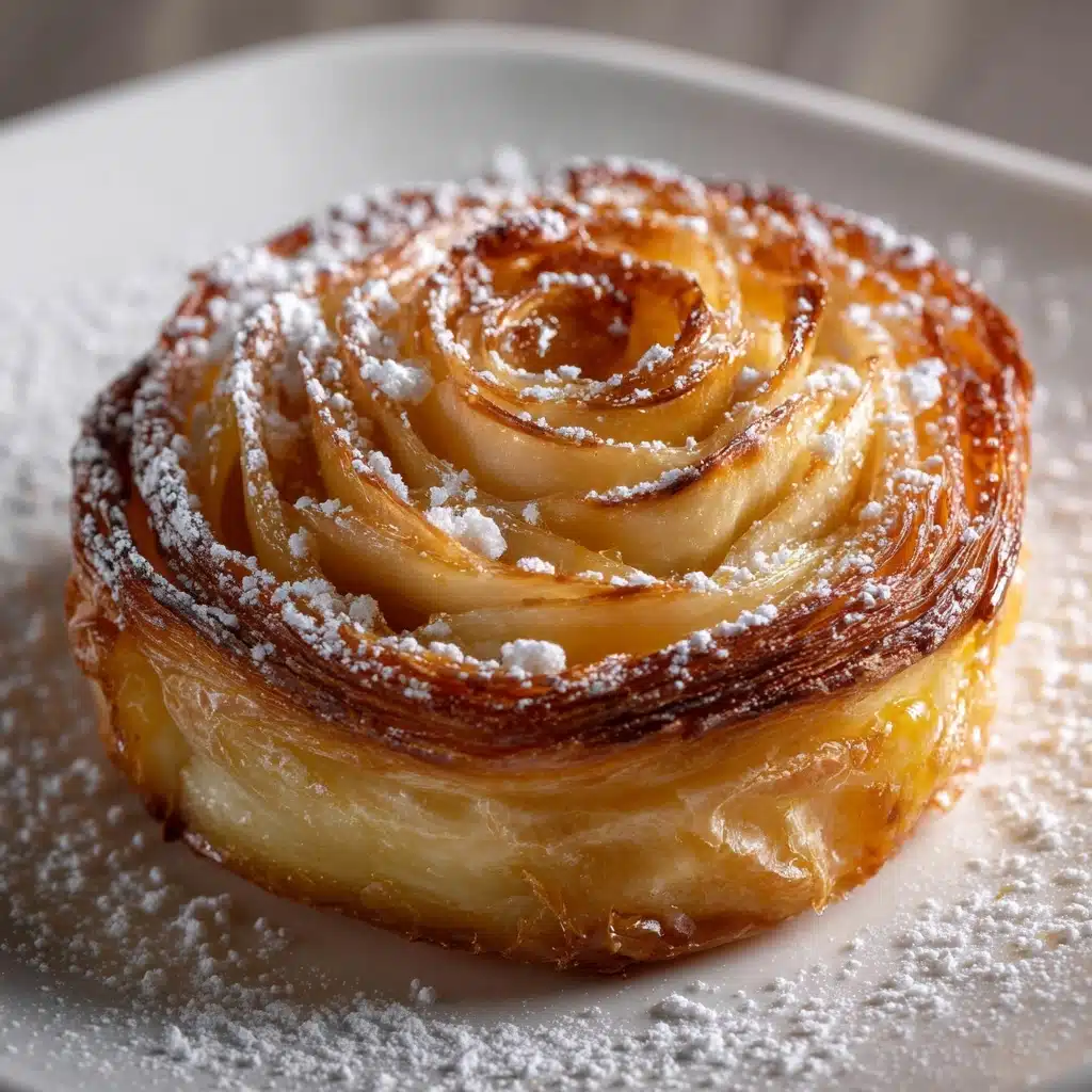 Peach Pie Cruffins Recipe - Recipe Image