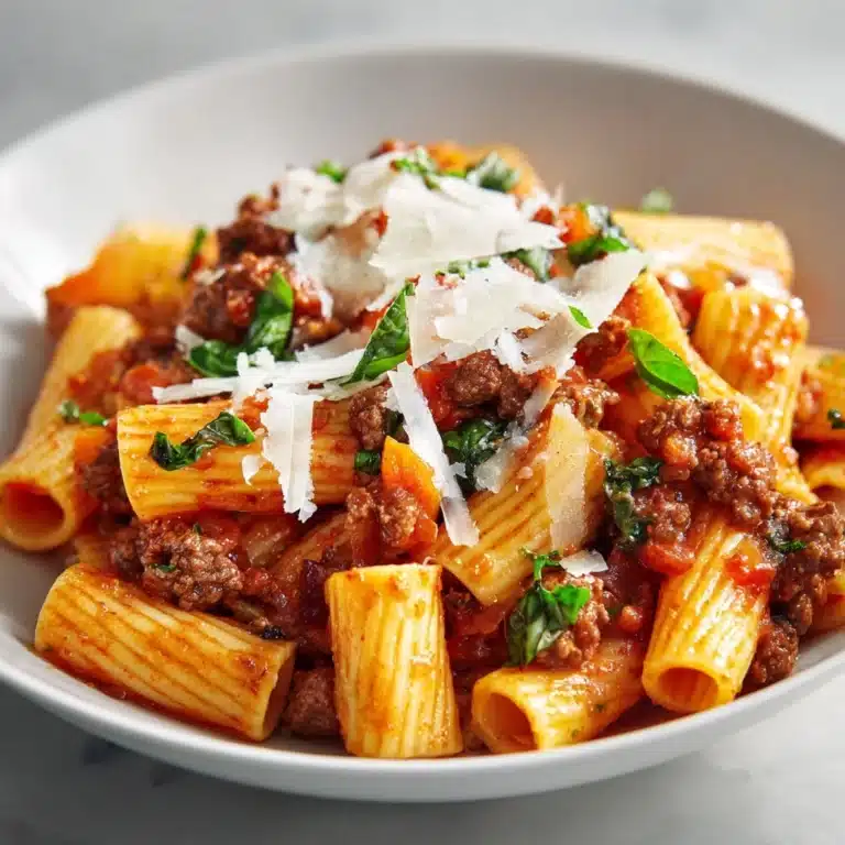 Spicy Sausage Rigatoni Recipe