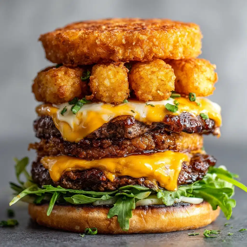 Mini Tater Tot Cheeseburgers Recipe