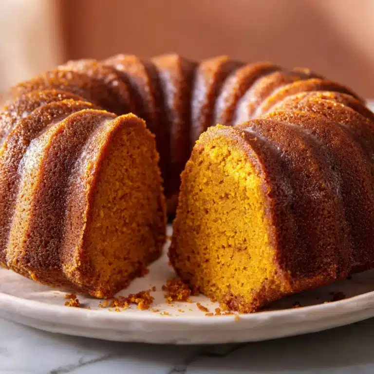 Buttermilk Pumpkin Pound Cake Recipe