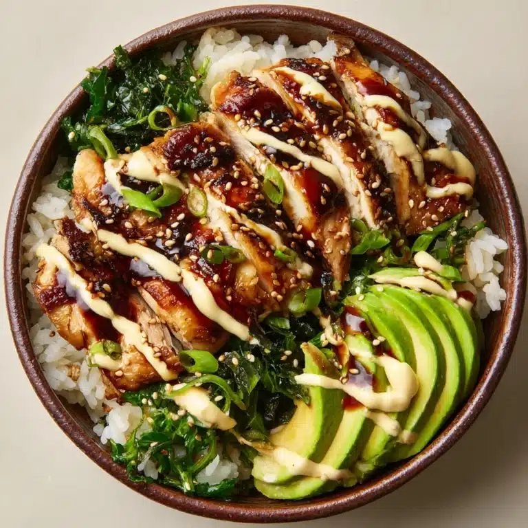 Sticky Chicken Rice Bowls Recipe
