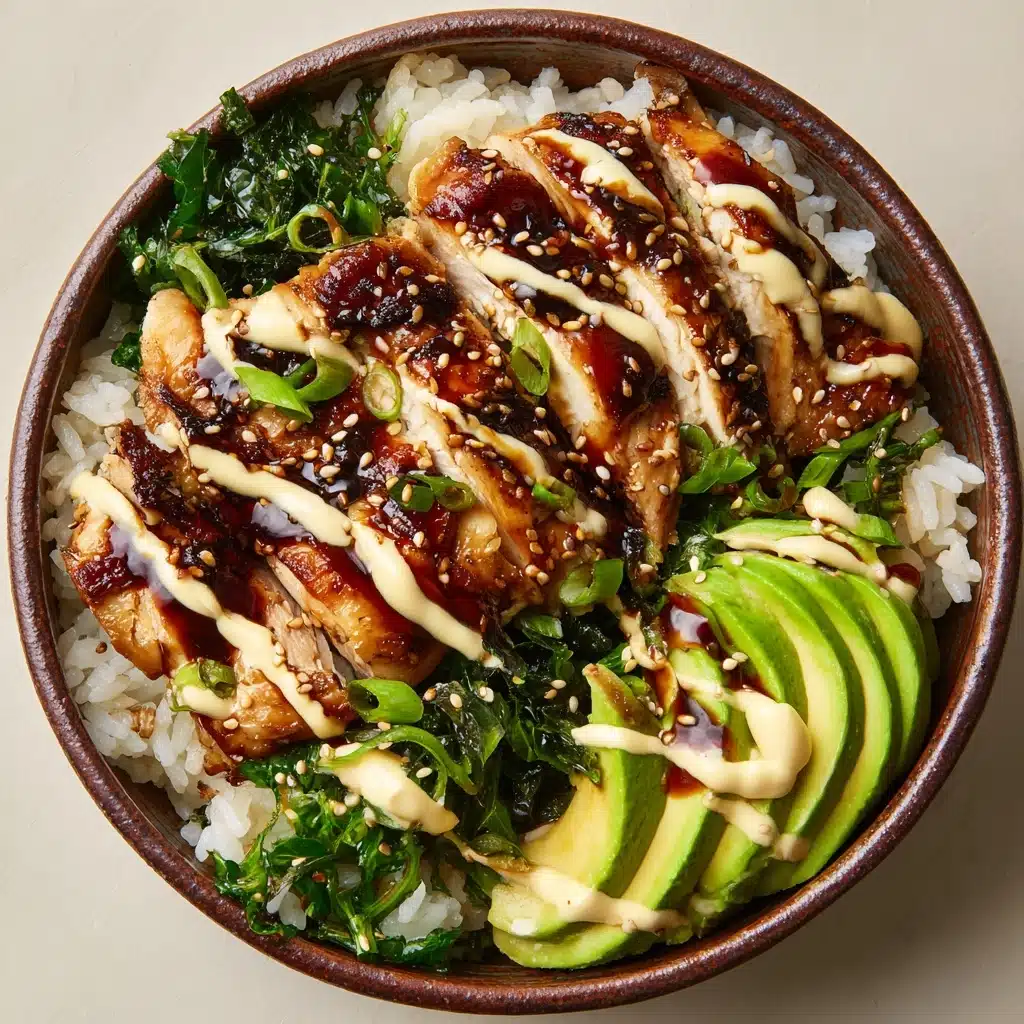 Sticky Chicken Rice Bowls Recipe - Recipe Image