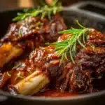 Rosemary Garlic Lamb Shanks Recipe