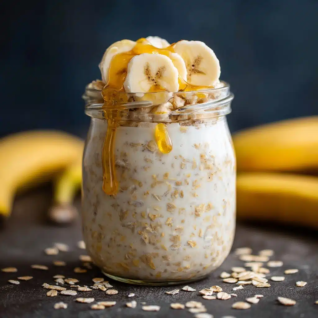 Peanut Butter & Banana Overnight Oats Recipe