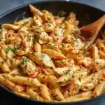 Cashew Cream Cajun Chicken Pasta Recipe