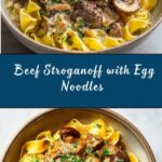 Beef Stroganoff with Egg Noodles Recipe