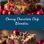 Cherry Chocolate Chip Blondies Recipe