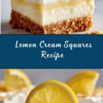 Zesty Lemon Cream Squares Recipe