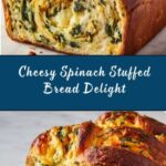Cheesy Spinach Stuffed Bread Recipe