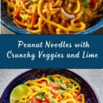 Creamy Peanut Noodles with Crunchy Veggies and Lime Recipe