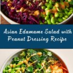 Crunchy Asian Edamame Salad with Peanut Dressing Recipe