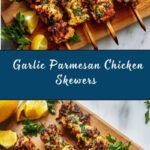 Garlic Parmesan Chicken Skewers Recipe