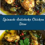 Slow Cooker Spinach-Artichoke Chicken Stew Recipe