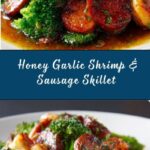 Honey Garlic Shrimp, Sausage & Broccoli Recipe