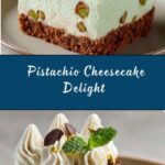 Pistachio Cheesecake with Almond Crust Recipe
