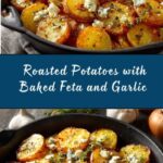 Roasted Potatoes with Baked Feta and Garlic Recipe