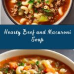 Beef and Macaroni Soup Recipe