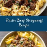 Rustic Beef Stroganoff with Egg Noodles Recipe