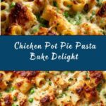 Creamy Chicken Pot Pie Pasta Bake Recipe