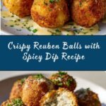 Crispy Reuben Balls with Spicy Dip Recipe