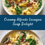 Creamy Alfredo Lasagna Soup Recipe
