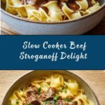 Easy Slow Cooker Beef Stroganoff Recipe